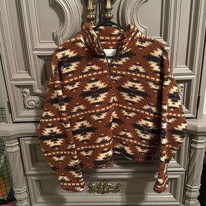American Eagle Sherpa 1/4 Zip Pullover (SM)